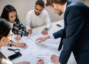 People Working at a Table