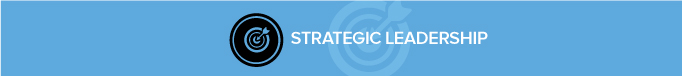 A blue banner features a target icon with an arrow and the white text 'STR