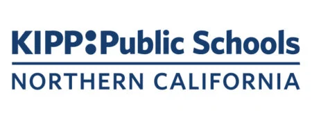 KIPP: Public Schools Northern California logo features dark blue text on a white background