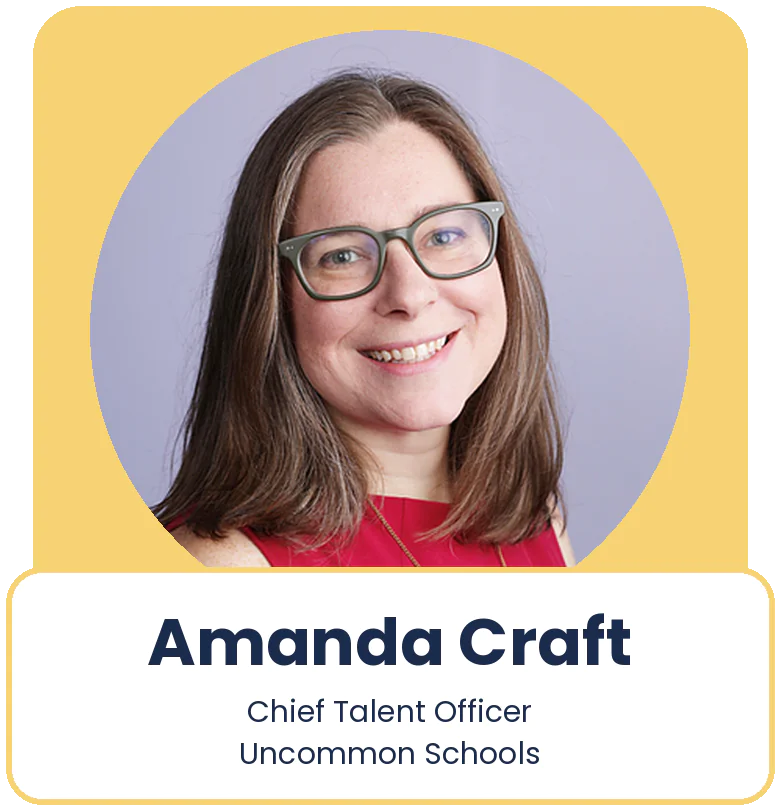 Headshot of Amanda Craft, Chief Talent Officer, Uncommon Schools