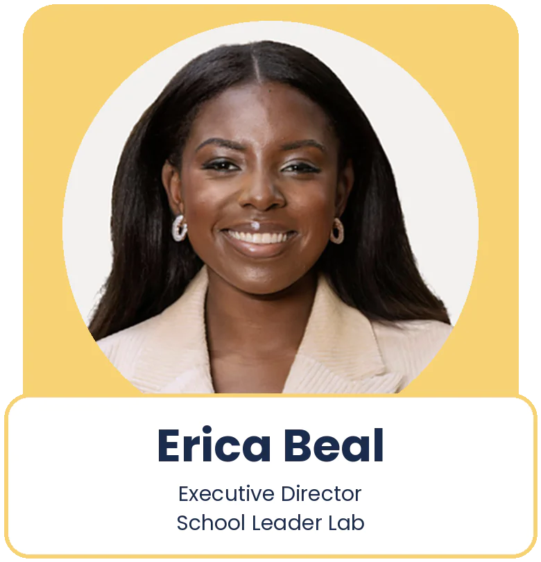 Headshot of Erica Beal, Executive Director, School Leader Lab